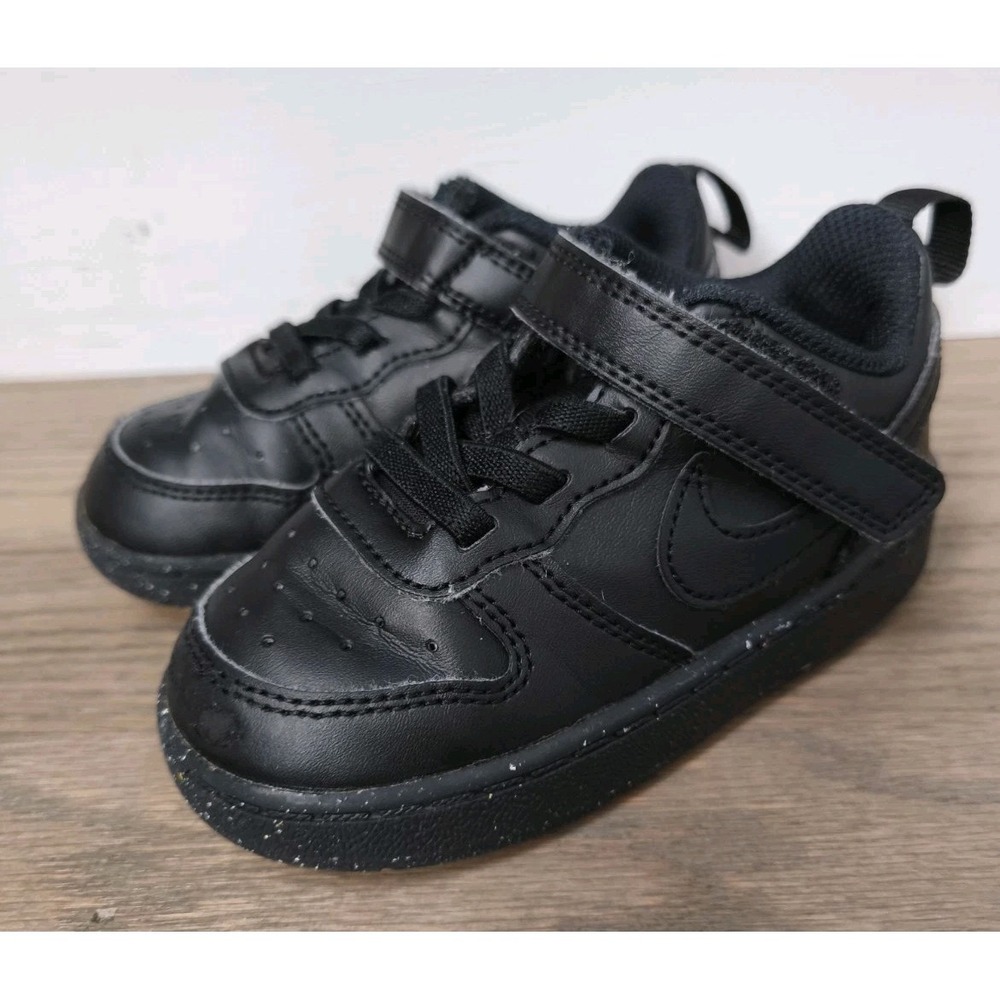 Toddler's‎ Nike Court Borough Mid 2 Black/Black-Black (CW5869 001) - Size 7C
